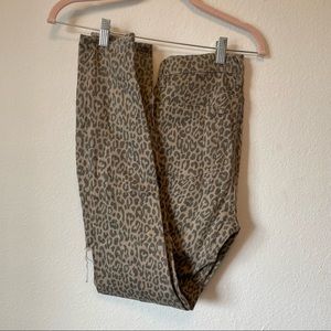 Pacsun cheetah print skinny jeans